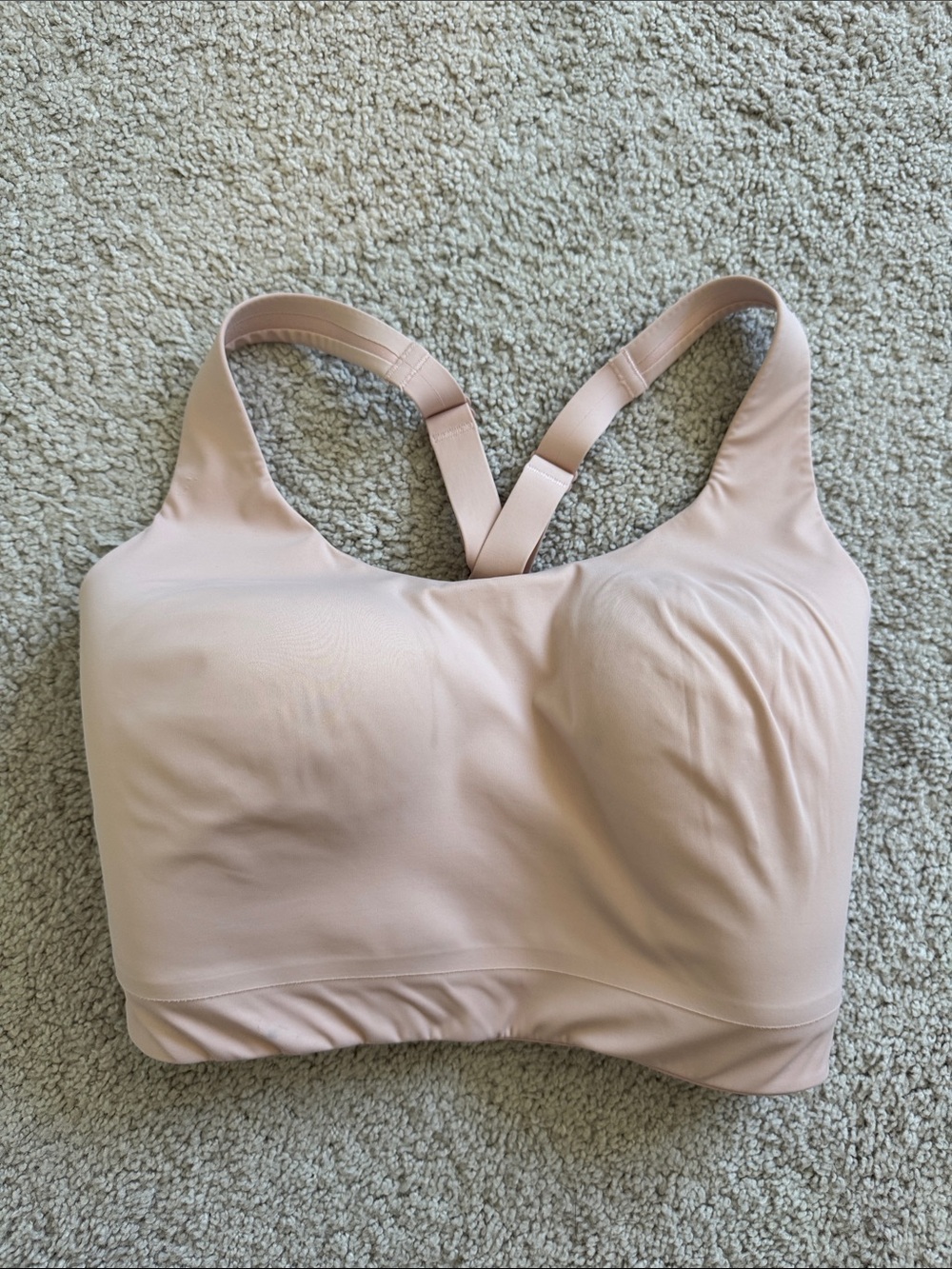 Athleta Light Blush Sports Bra with Crossback Straps- Size 32G